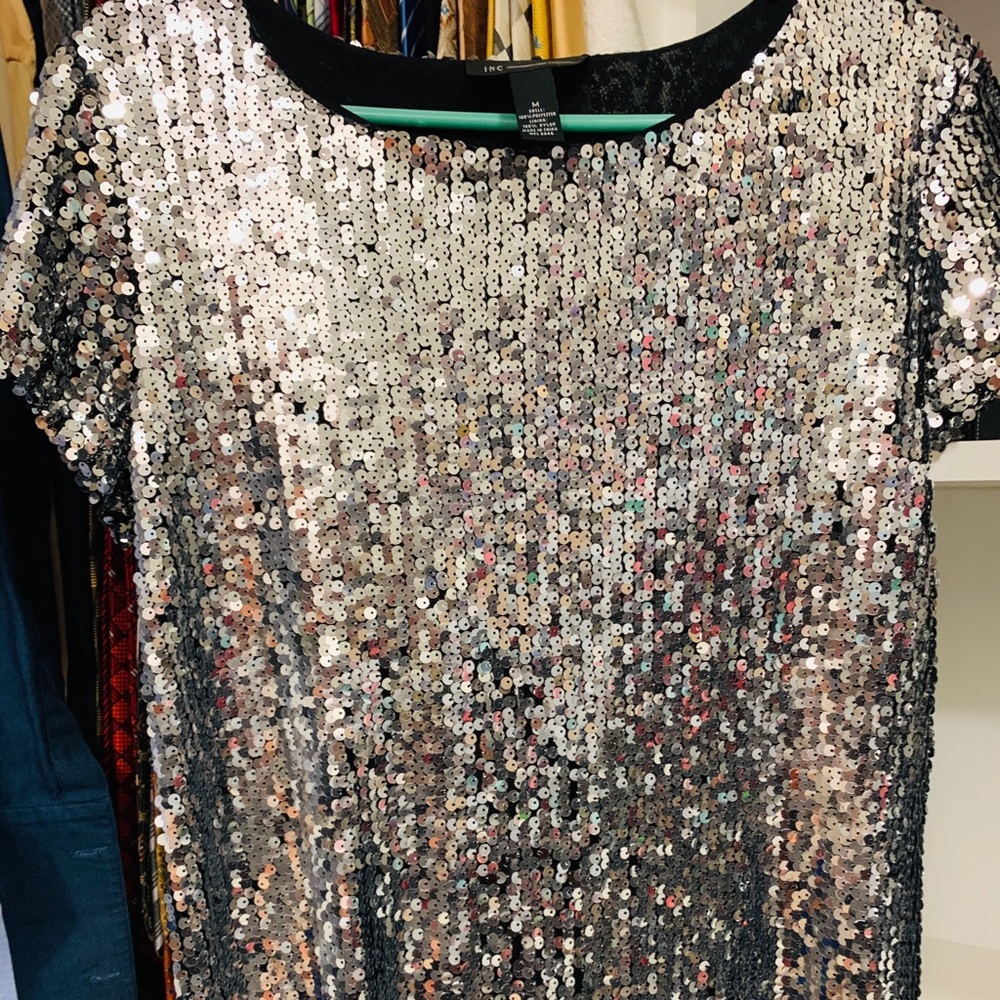 Sequined holiday top